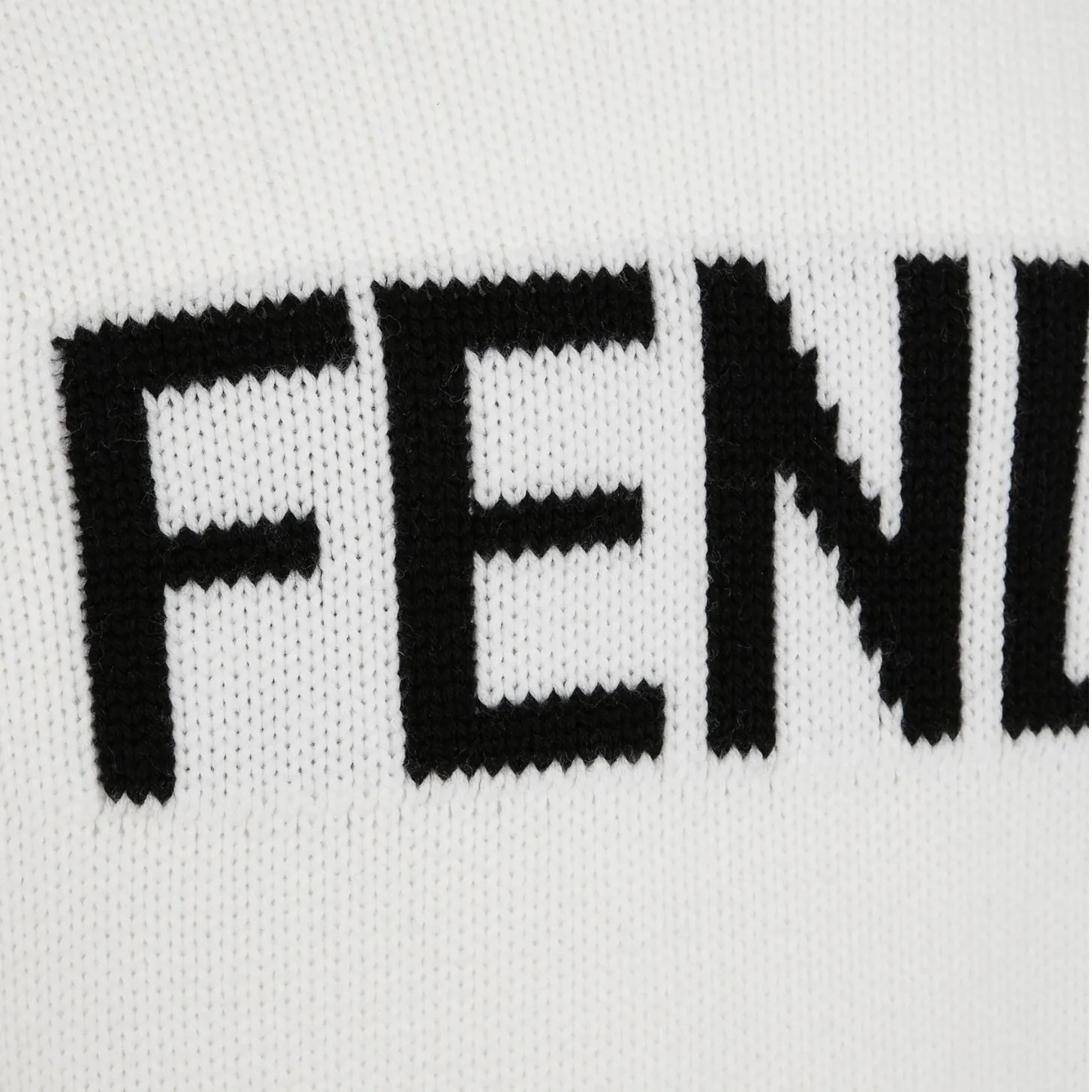 FENDI  |Crew Neck Pullovers Unisex Wool Fine Gauge Street Style