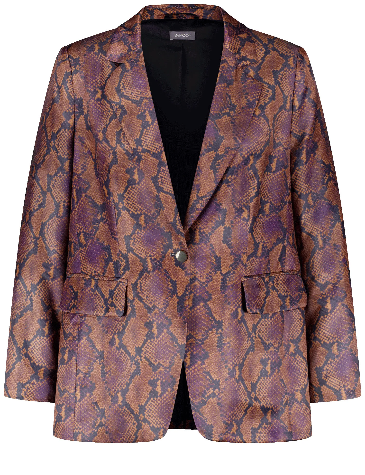 Fine blazer with a snakeskin print