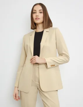 Fitted blazer made of fine stretch fabric