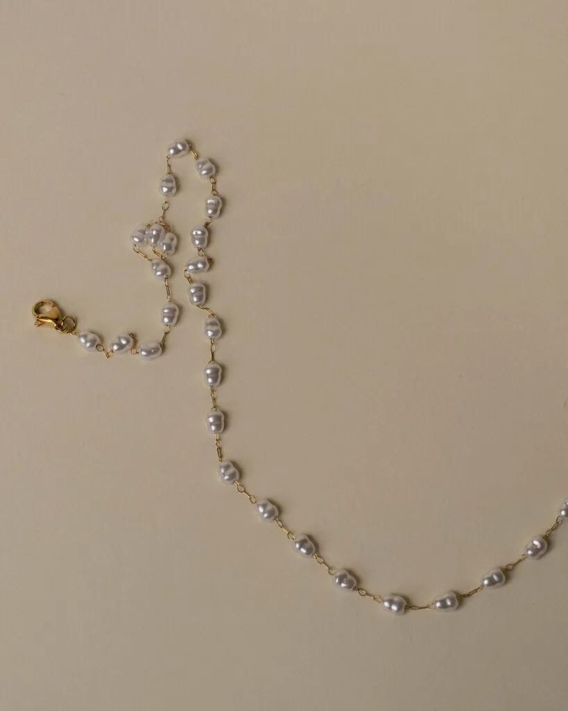 Fresh Water Pearl Chain Necklace