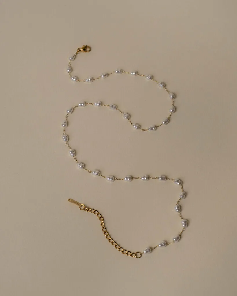 Fresh Water Pearl Chain Necklace