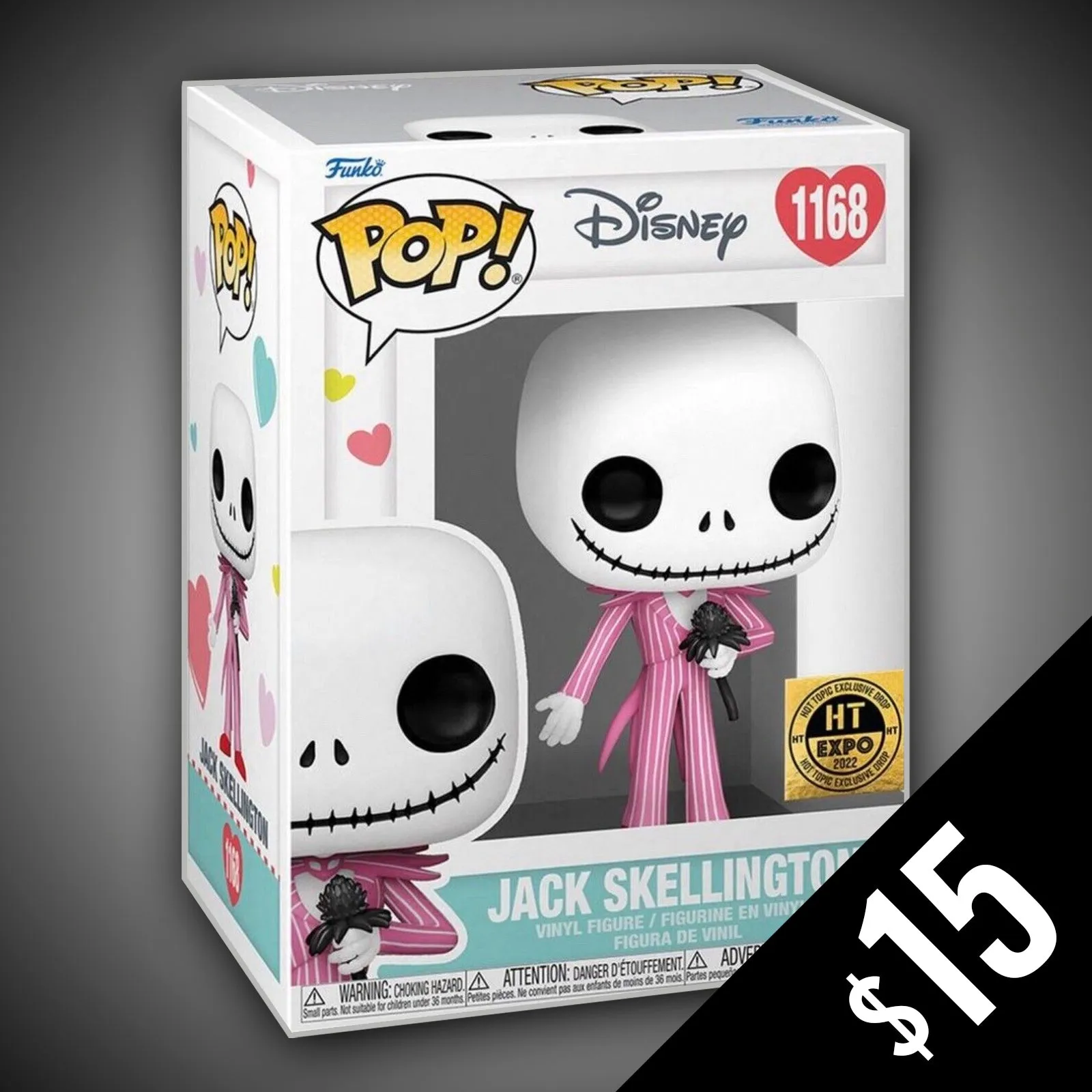 Funko Pop! Disney: Jack Skellington #1168 HT Expo 2022