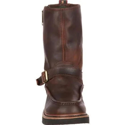 Georgia Boot Side Zip Waterproof Work Wellington