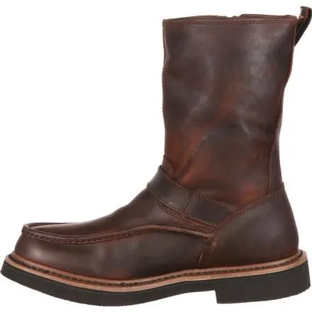 Georgia Boot Side Zip Waterproof Work Wellington