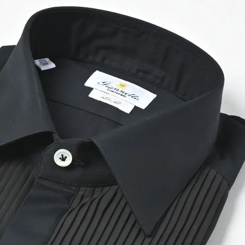 GIANNETTO  |Long Sleeves Plain Cotton Handmade Logo Shirts