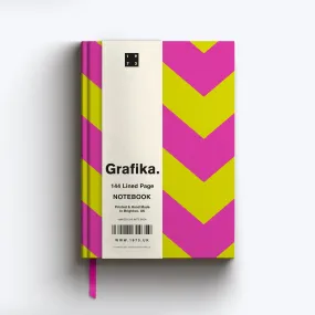 Grafika Zig Zag A5 Lined Notebook