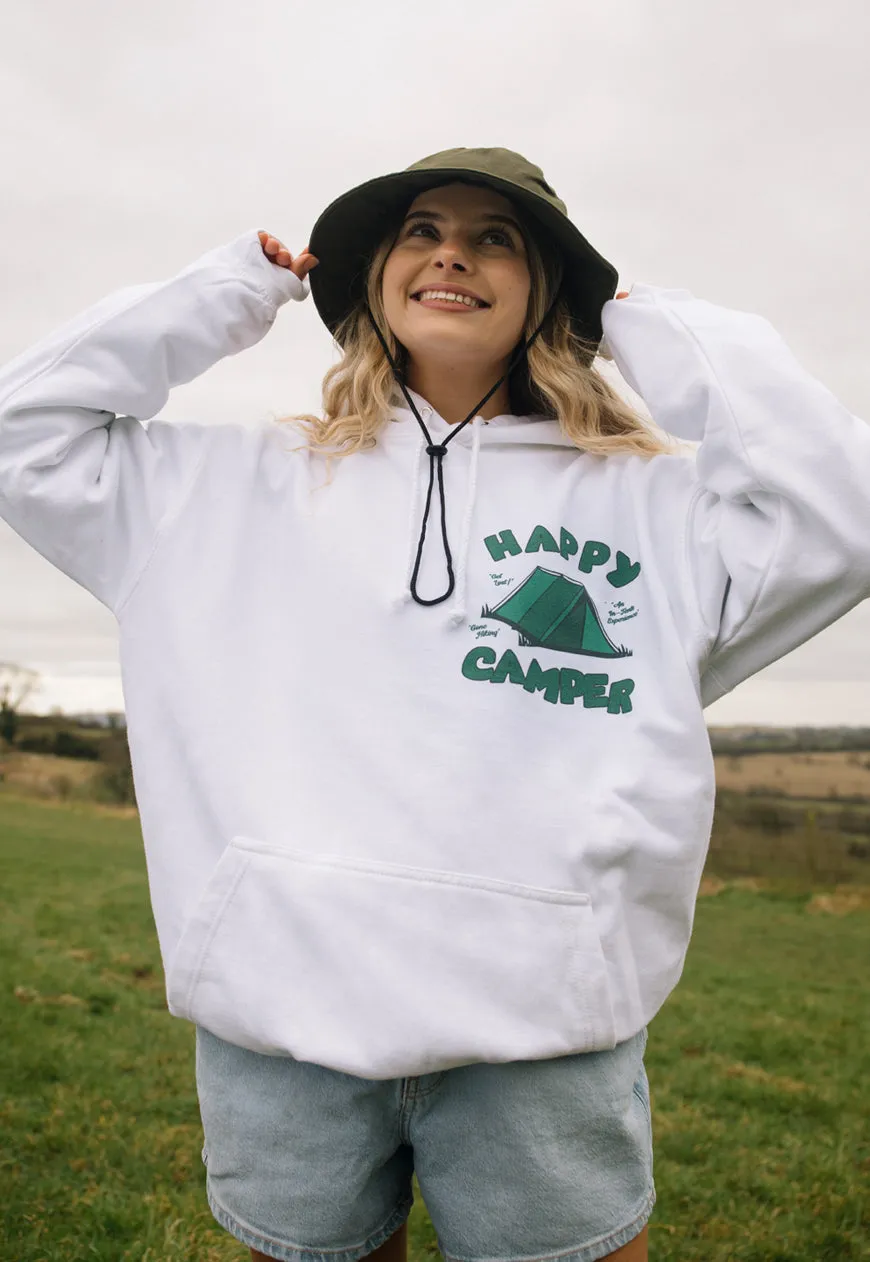 Happy Camper Women's Slogan Hoodie