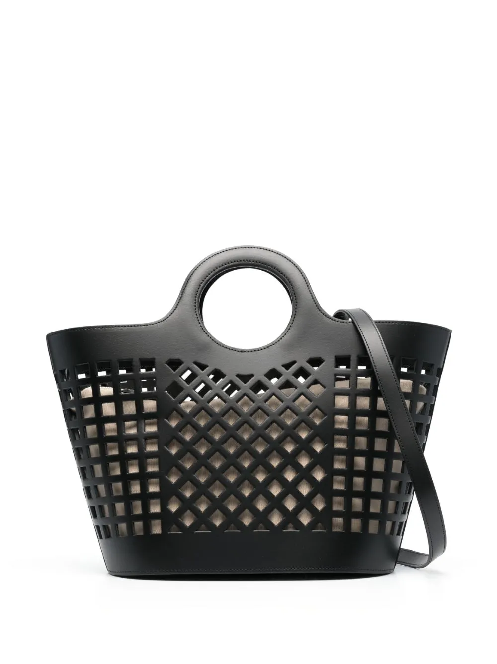 Hereu    Hereu Colmado Cut Out Leather Tote Bag