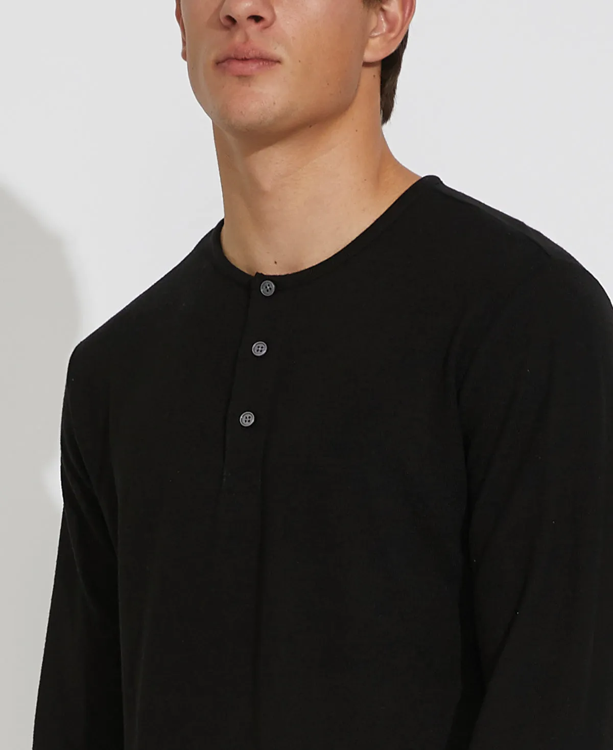 Hogan Crewneck Henley (Black)