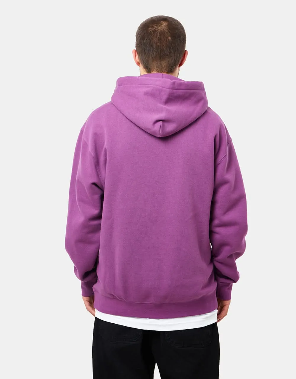 HUF Bad Cat Pullover Hoodie - Grape