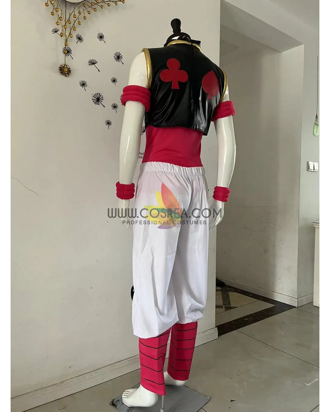 Hunter x Hunter Hisoka Stretch PU Leather Cosplay Costume