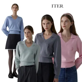 ITER  |Long Sleeves V-neck & Crew neck