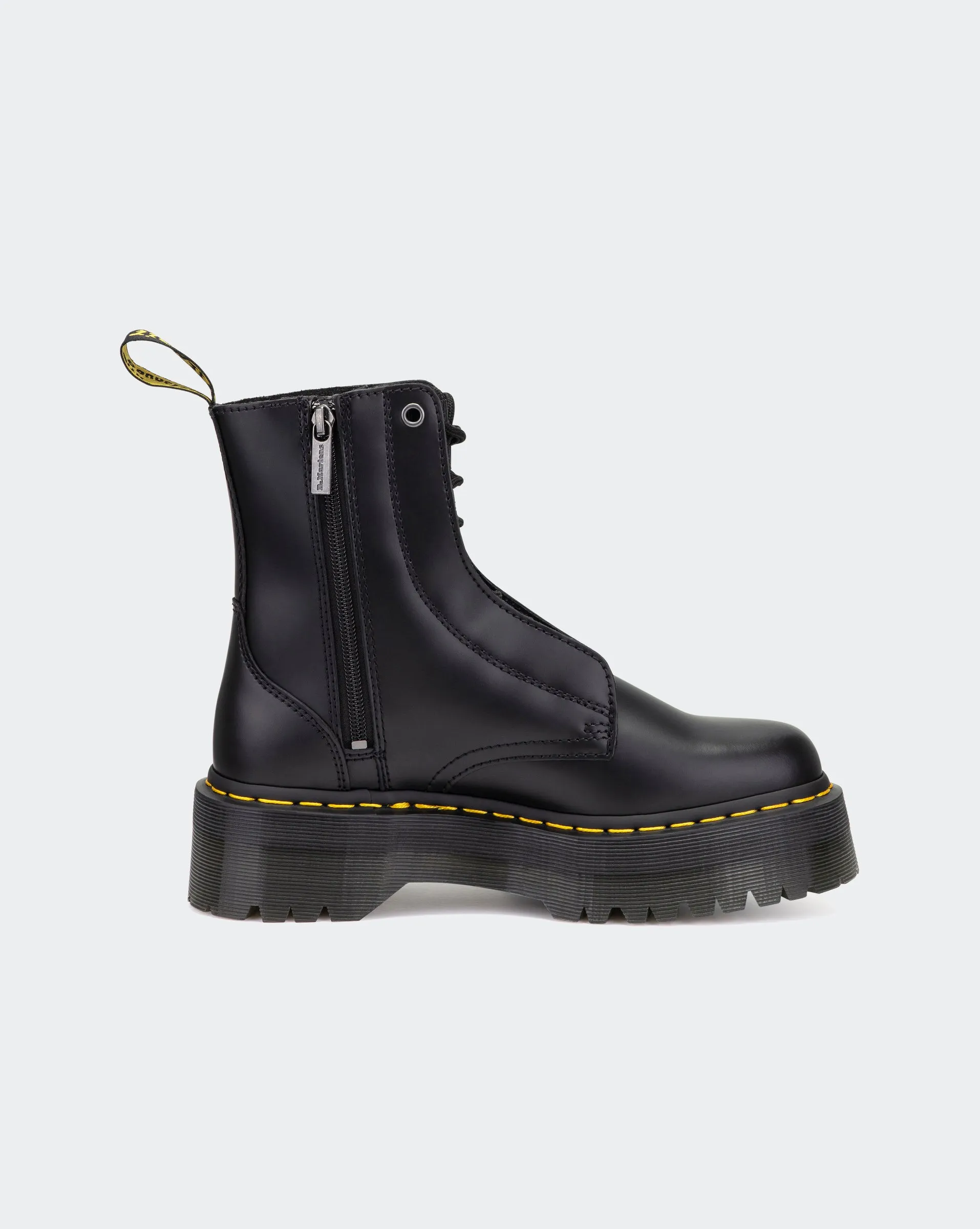 Jarrick 8 Tie Boot - Black Smooth