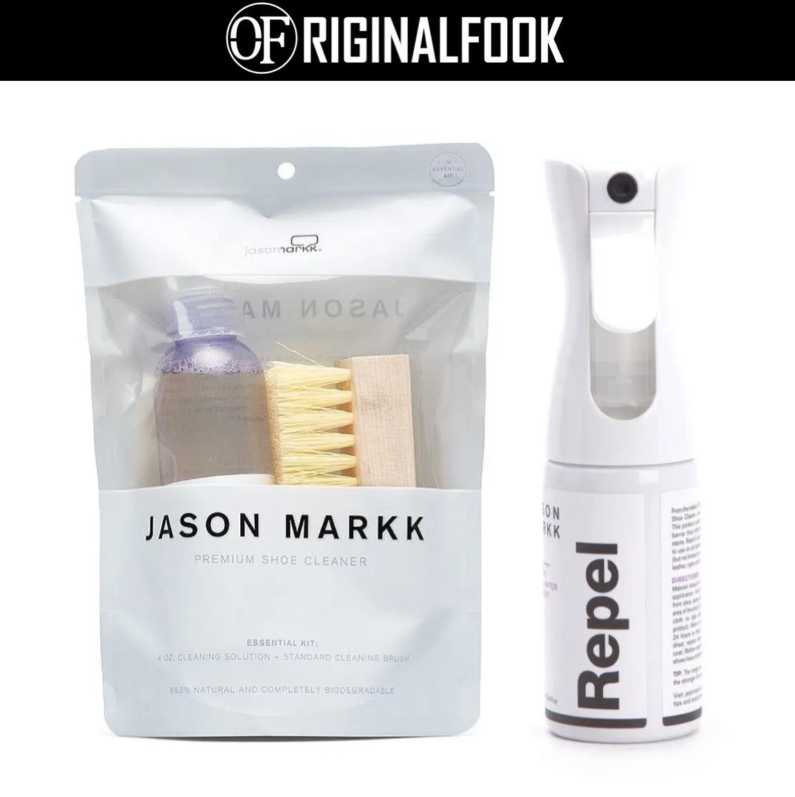 Jason Markk Shoe Cleaning Kit + Repel Spray