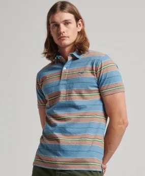 Jersey Stripe Polo | Pottery Blue Stripe