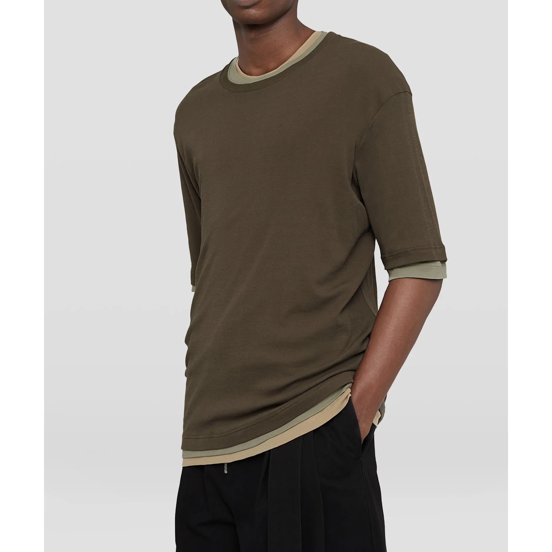 Jil Sander  |Crew Neck Pullovers Unisex Street Style U-Neck Plain Cotton