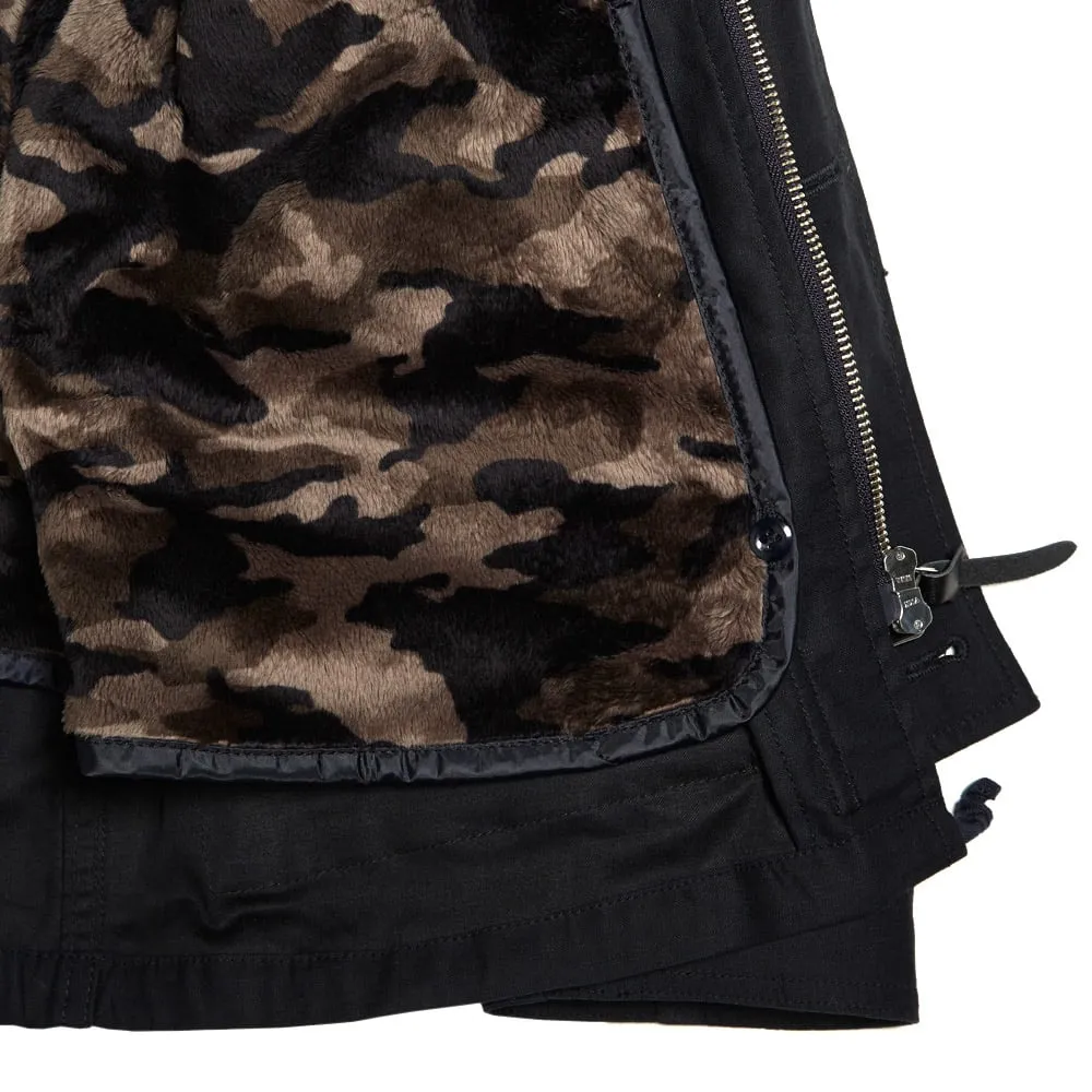 Journal Standard Camo Lined Hooded ParkaNavy