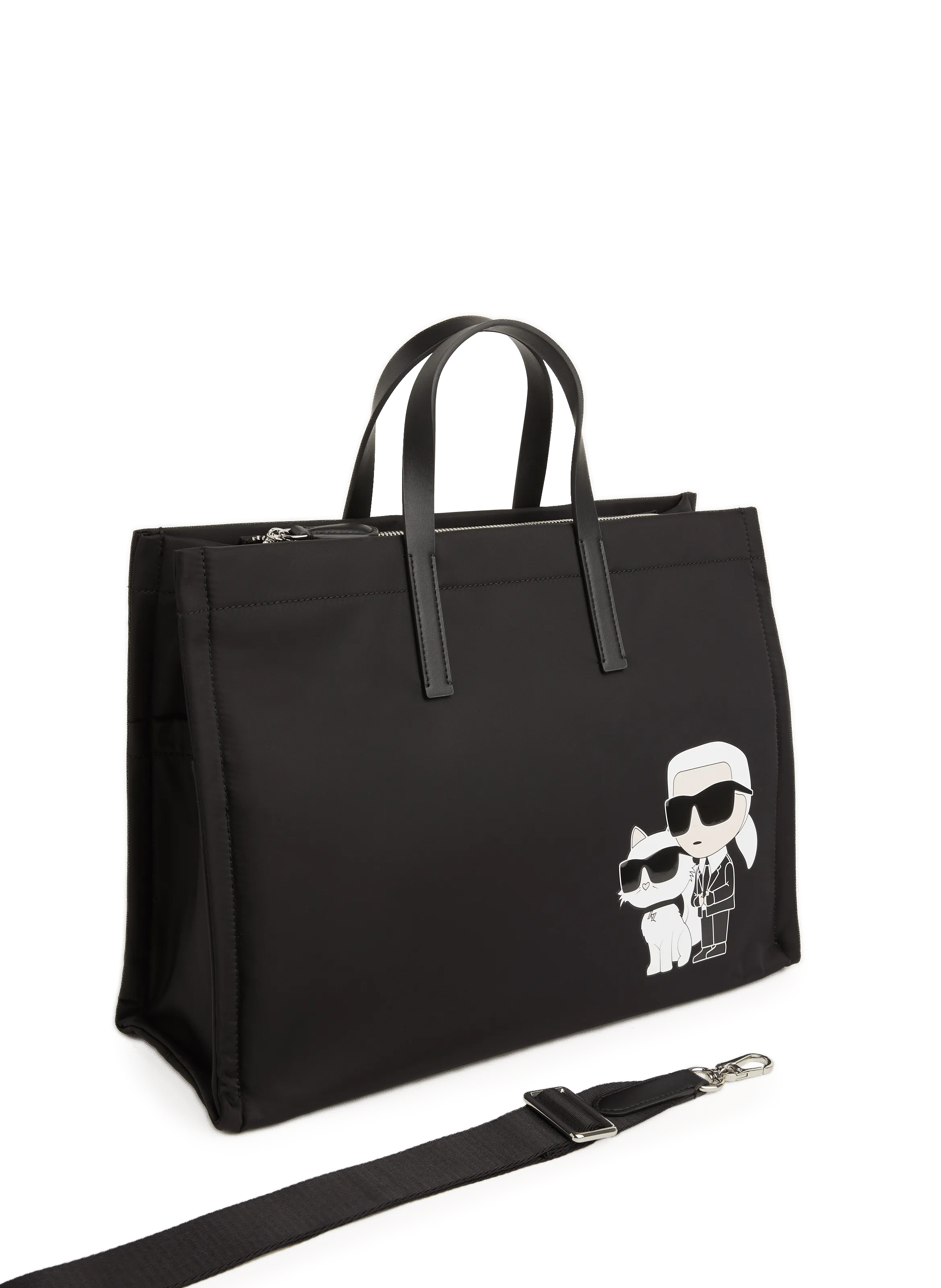 Karl lagerfeld  K/Ikonik 2.0 tote bag - Black