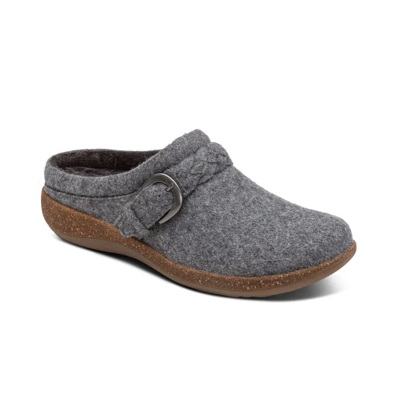 Libby Women's Lined Clog - Grey Wool