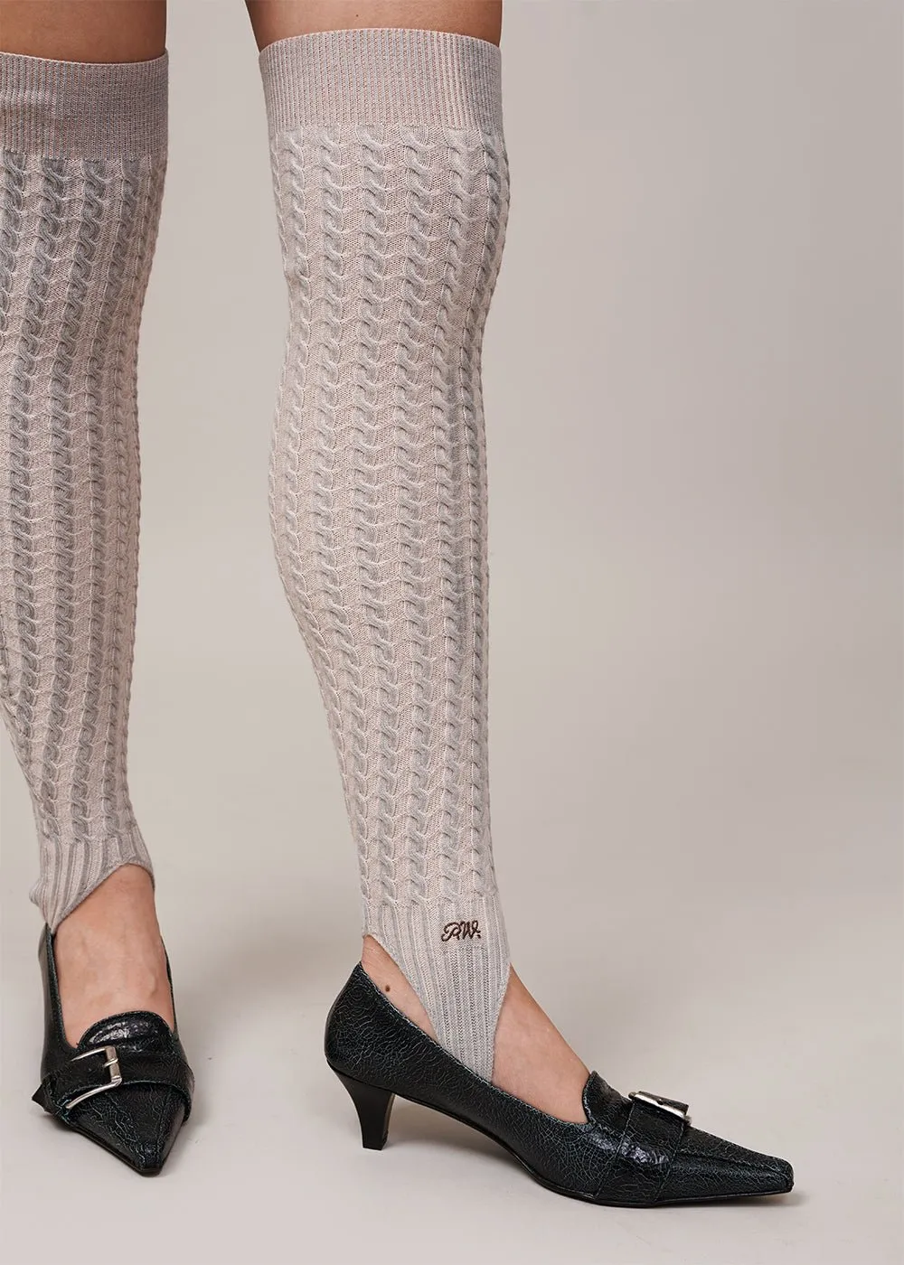 Light Grey Guenda Leg Warmers