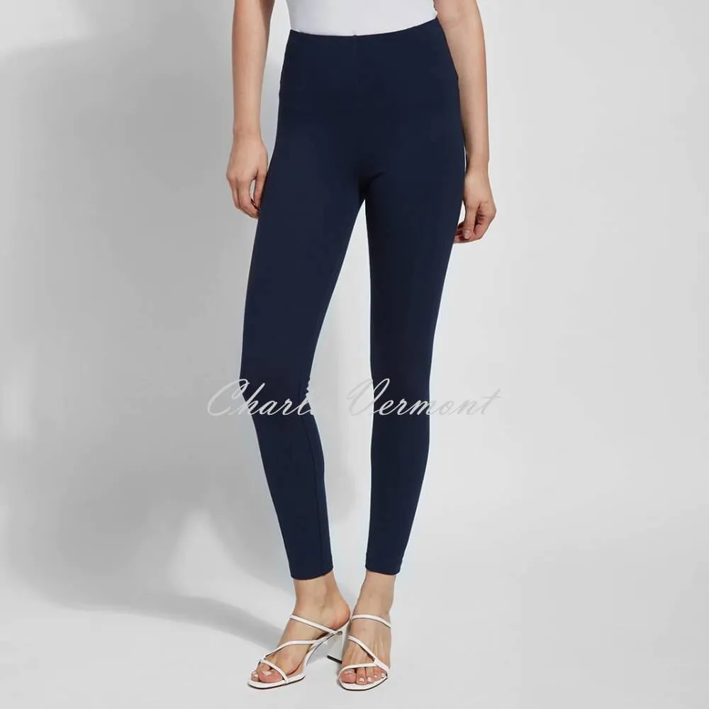 Lysse ‘Taylor’ Seamed Lightweight Ponte Legging – Style 1256 (True Navy)