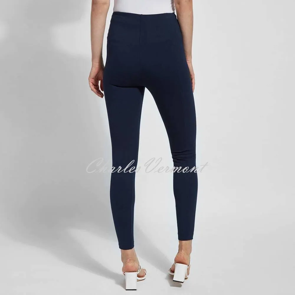 Lysse ‘Taylor’ Seamed Lightweight Ponte Legging – Style 1256 (True Navy)