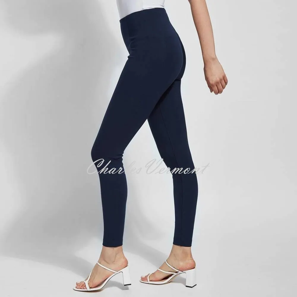 Lysse ‘Taylor’ Seamed Lightweight Ponte Legging – Style 1256 (True Navy)