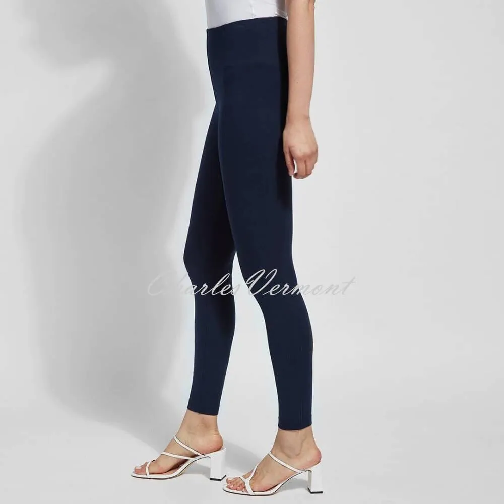 Lysse ‘Taylor’ Seamed Lightweight Ponte Legging – Style 1256 (True Navy)