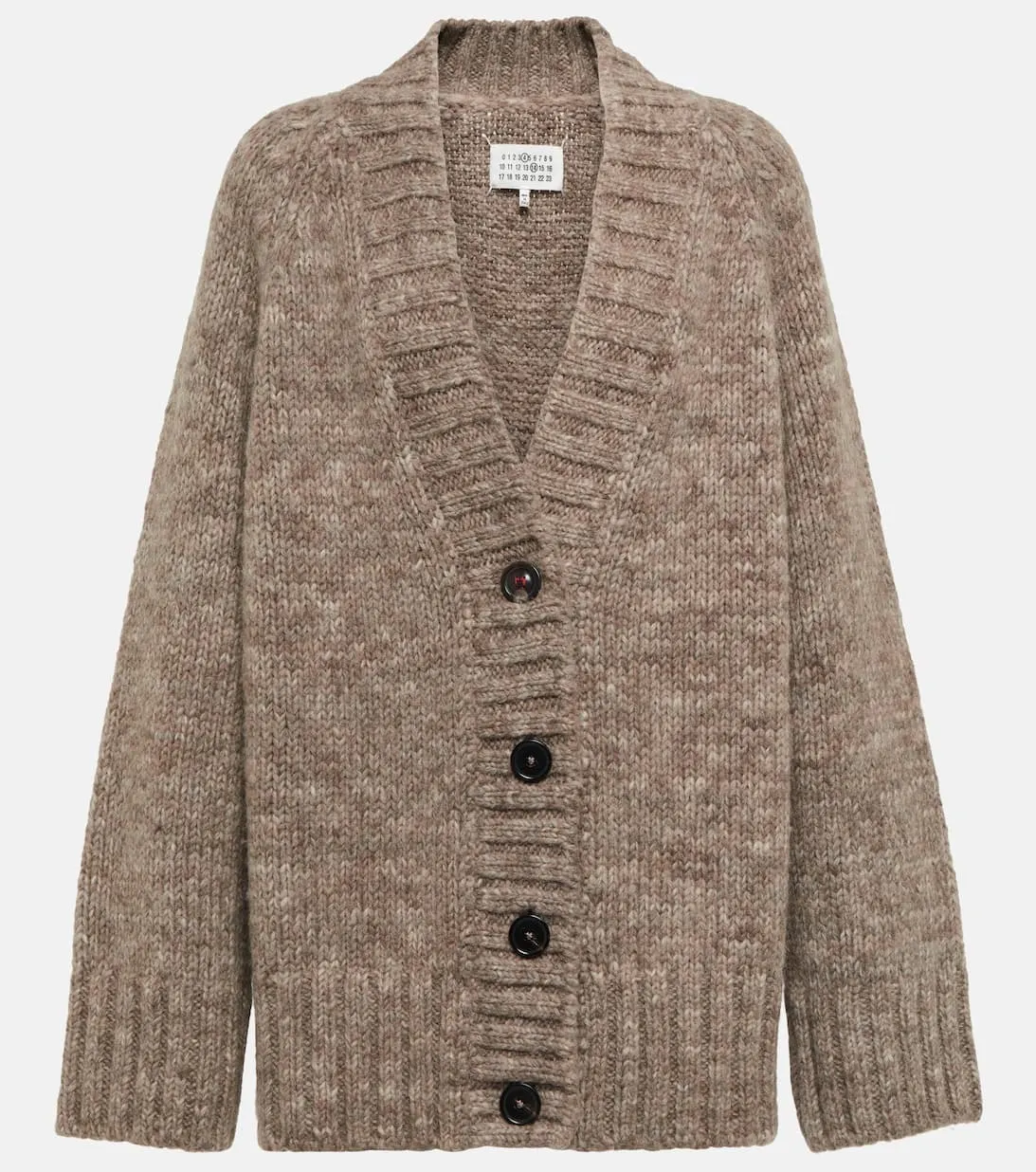 Maison Margiela  |Wool Long Sleeves Plain Cotton Medium Cardigans