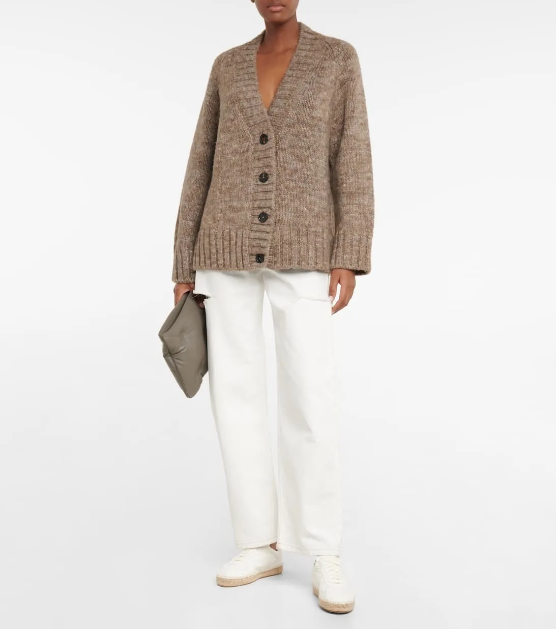 Maison Margiela  |Wool Long Sleeves Plain Cotton Medium Cardigans