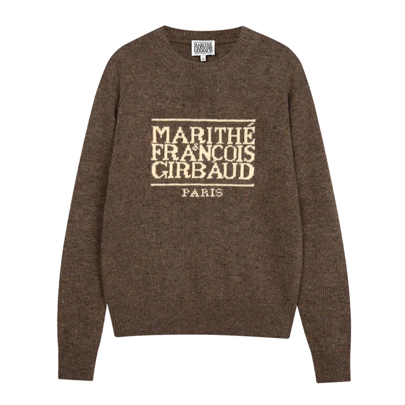 Marithe + Francois Girbaud  |Crew Neck Casual Style Unisex Wool Nylon Rib Street Style