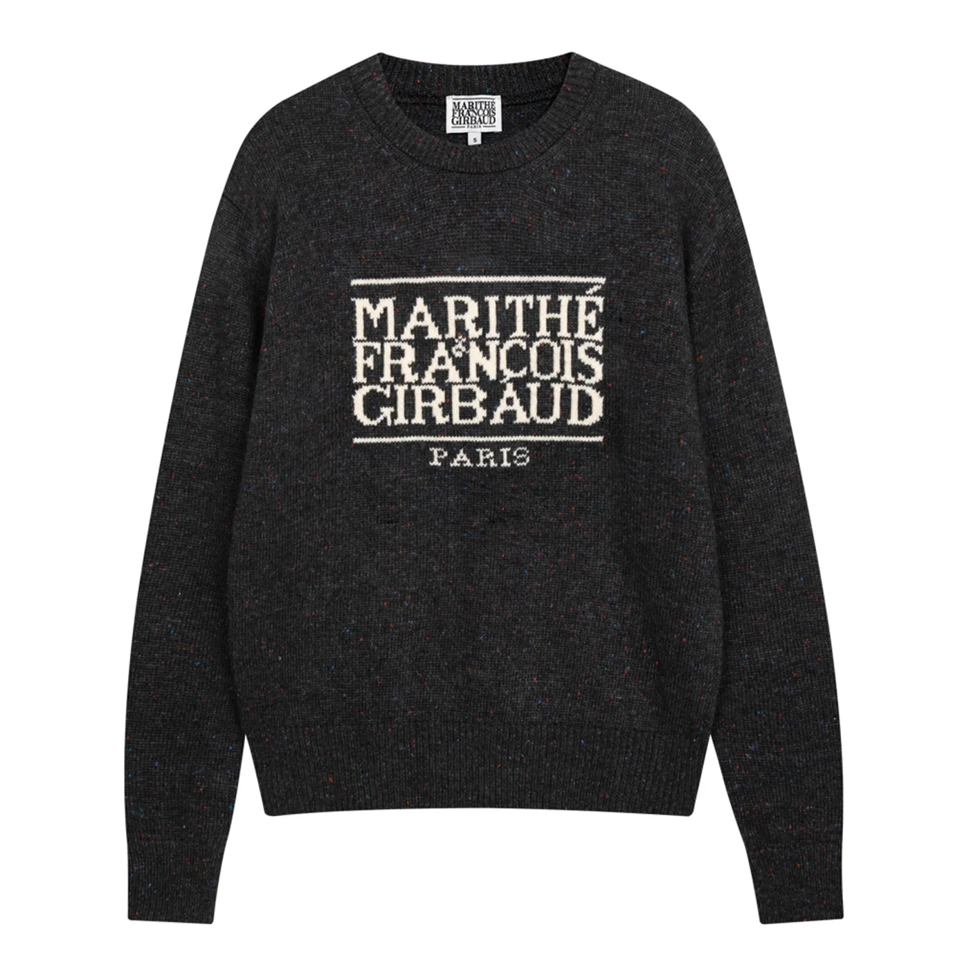 Marithe + Francois Girbaud  |Crew Neck Casual Style Unisex Wool Nylon Rib Street Style