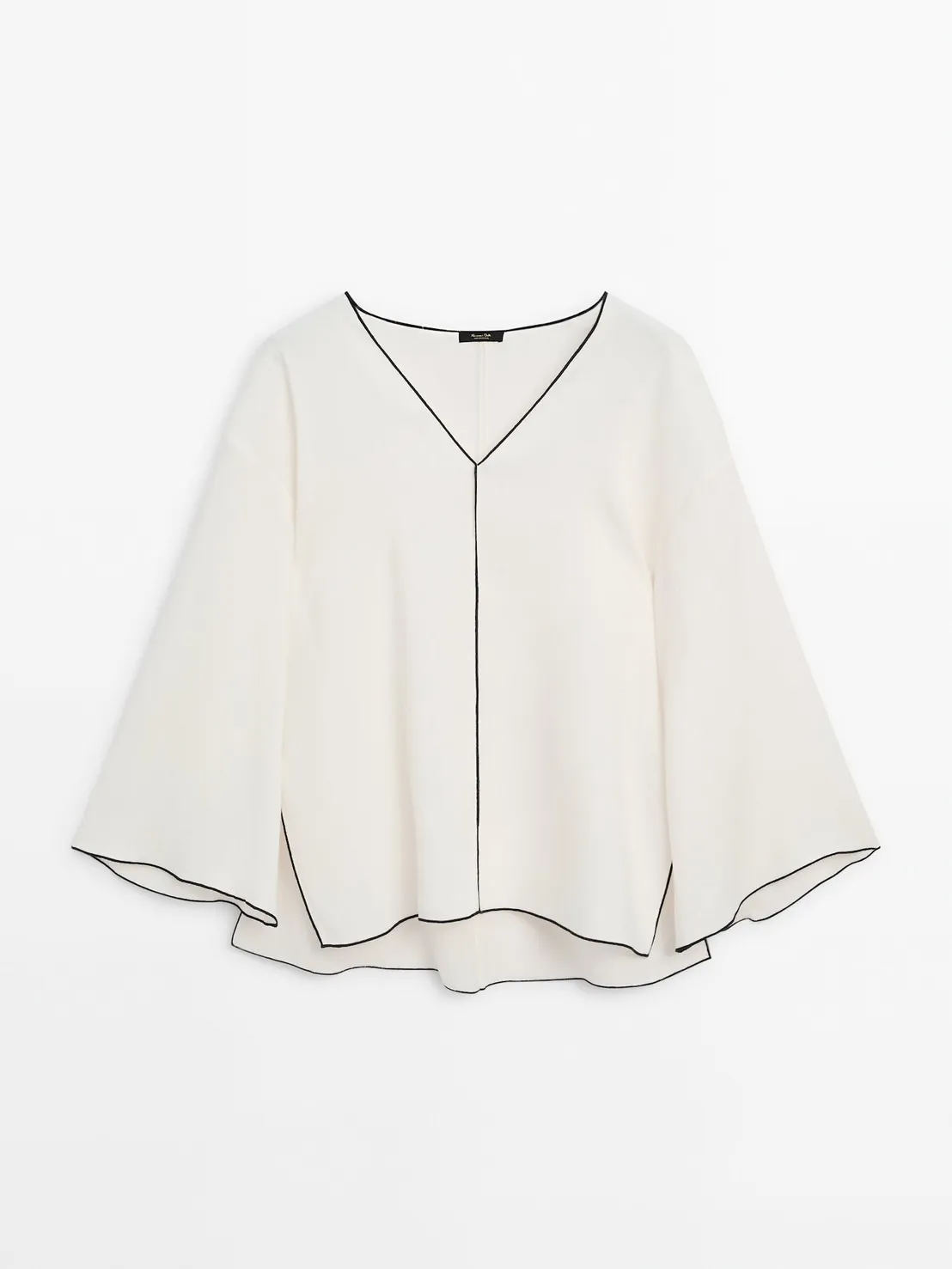 Massimo Dutti  |Casual Style Linen Long Sleeves Plain Party Style