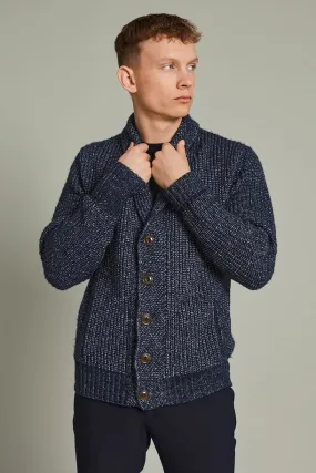 Matinique MAshawl Heritage Cardigan In Dark Navy