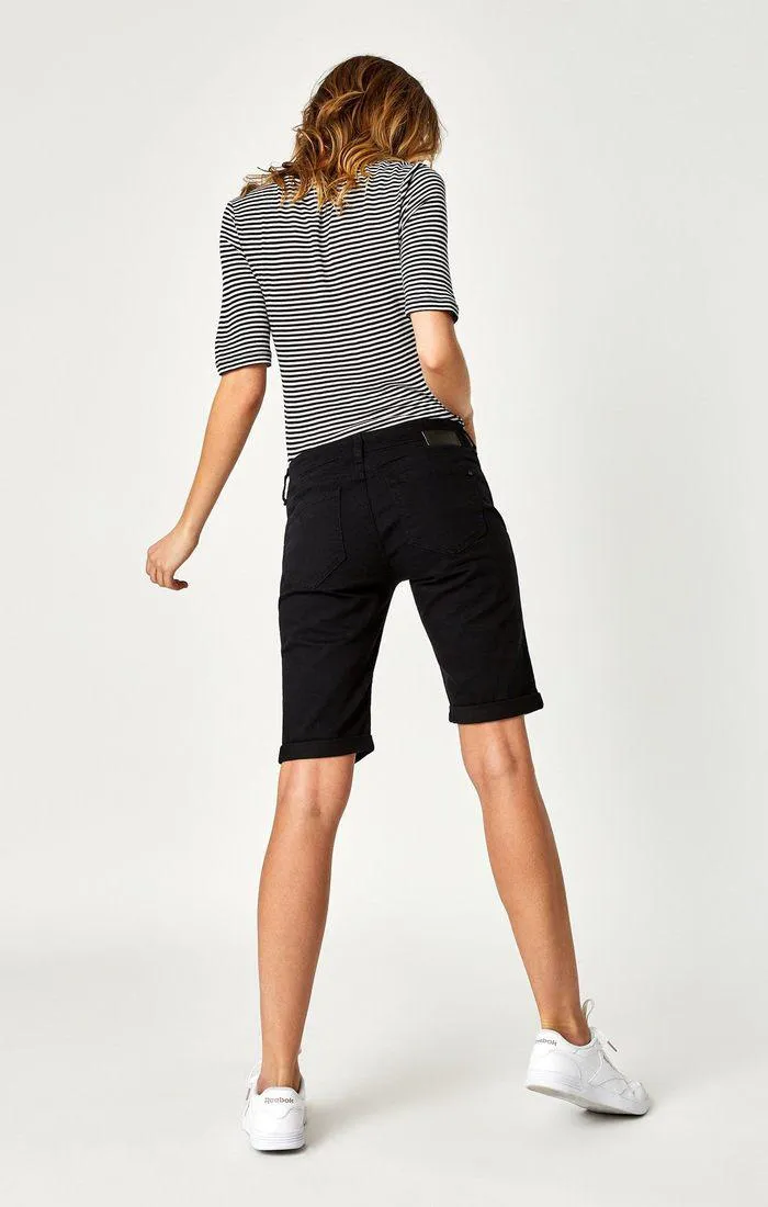 Mavi Karly Shorts in Black Nolita