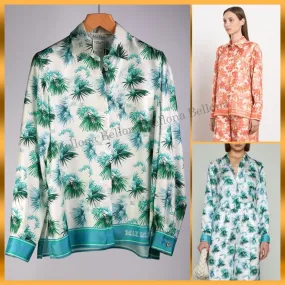 MaxMara  |Printed silk shirt