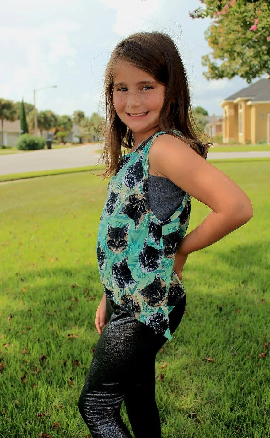 Moon Dance Tank PDF Pattern Girls NB-14yrs