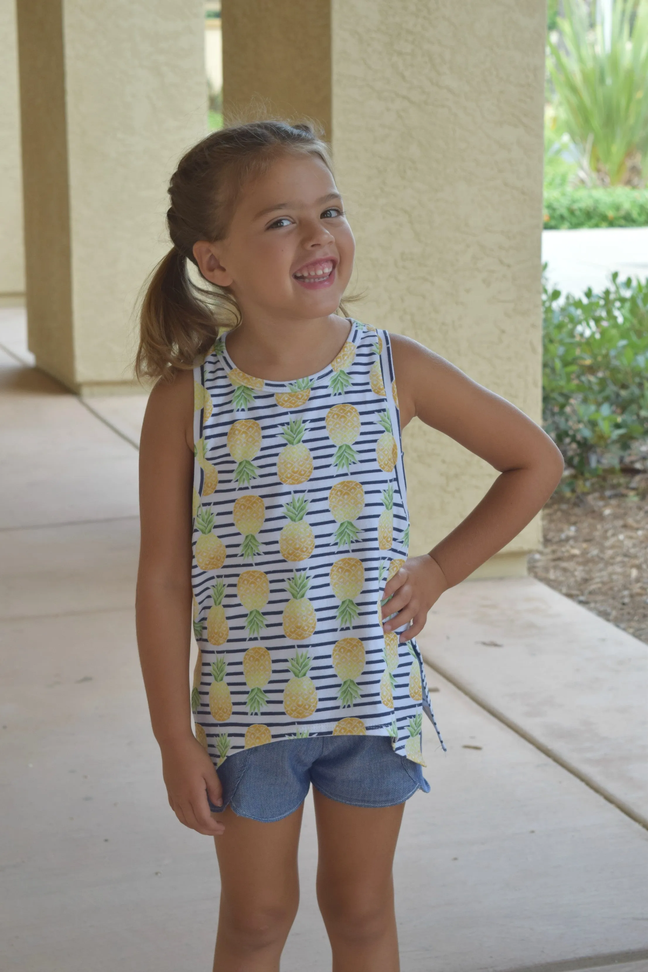 Moon Dance Tank PDF Pattern Girls NB-14yrs