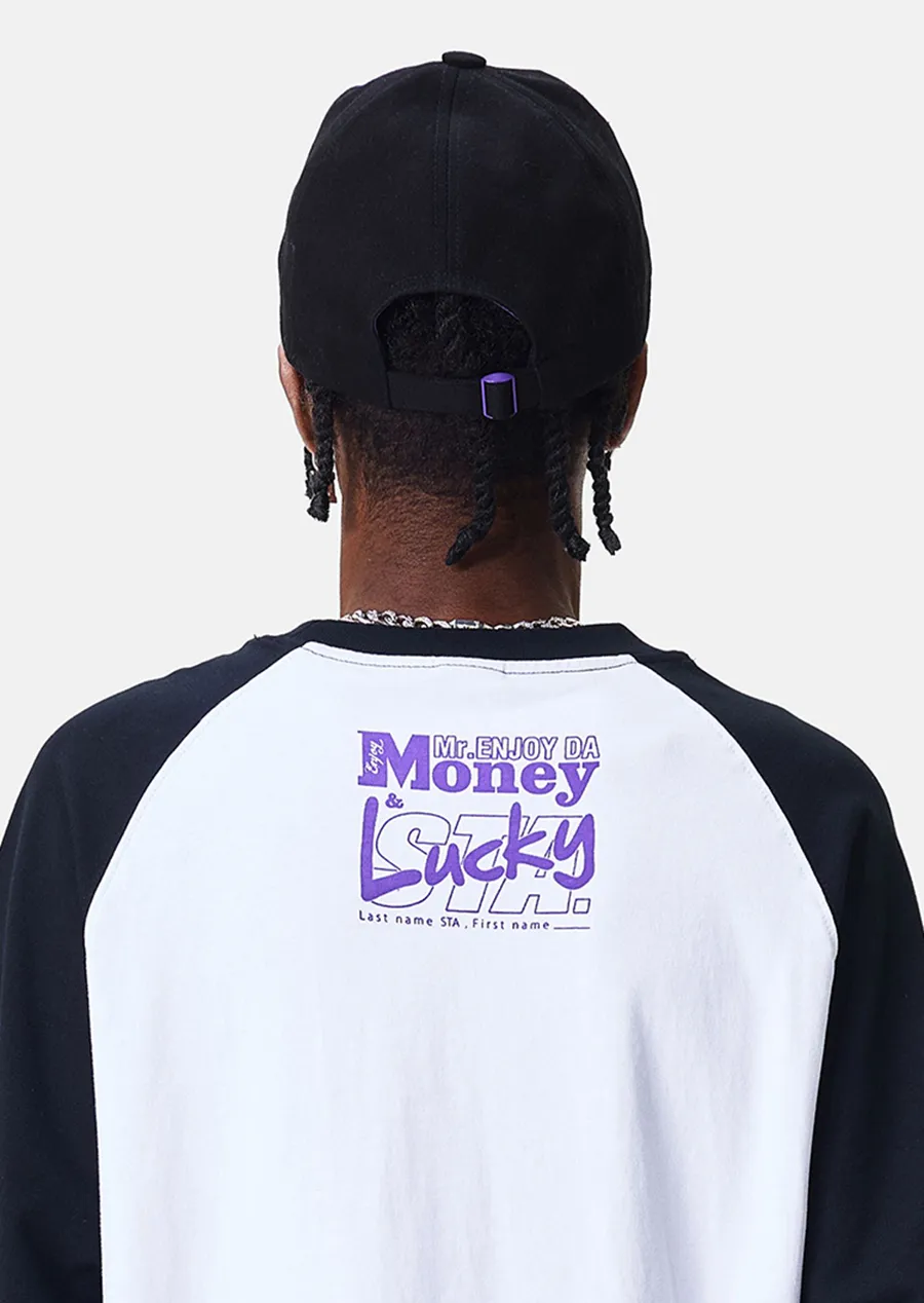 MR. ENJOY DA MONEY  |Pullovers Stripes Unisex Street Style Bi-color Long Sleeves