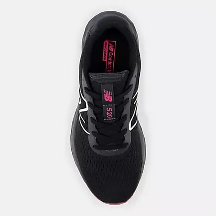 NEW BALANCE WOMEN'S 520 V8 BLACK SHOES