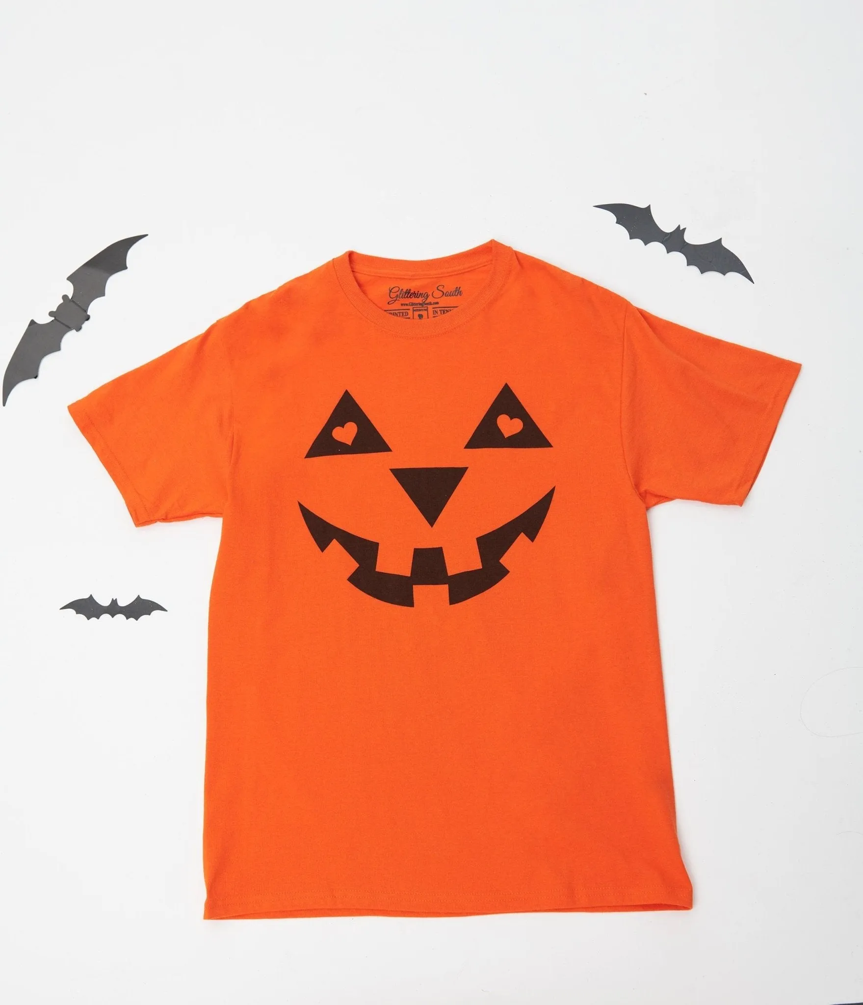 Orange Jack-O-Lantern Unisex Graphic Tee