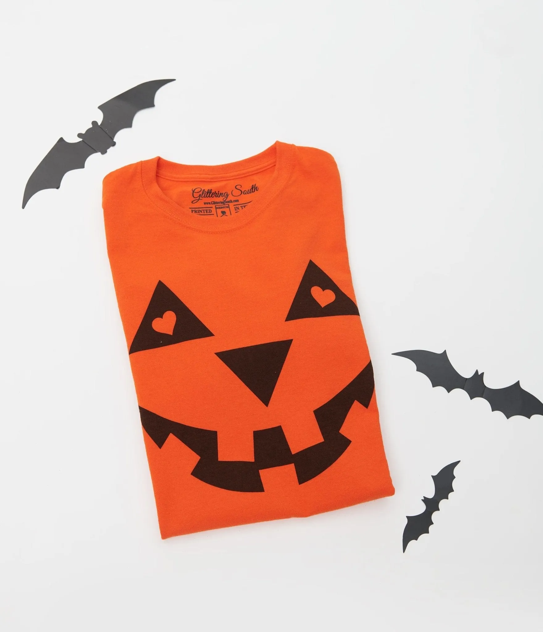 Orange Jack-O-Lantern Unisex Graphic Tee