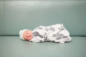 Organic Swaddle -   Cactus 