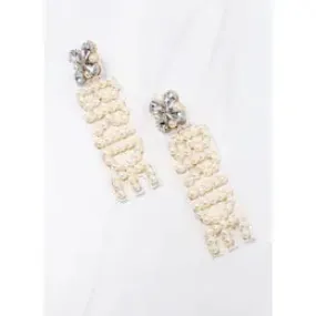 Pearl Lined Bride Drop Earring IVORY