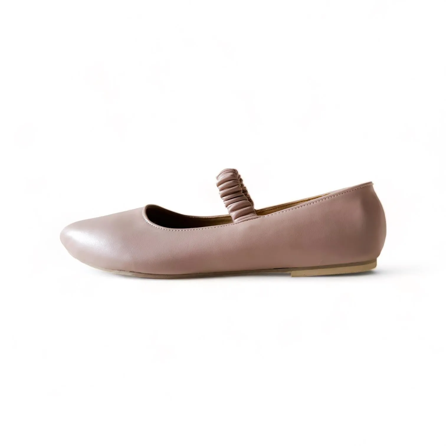 PEGGY Scrunch Strap Mary Jane Ballet Shoes