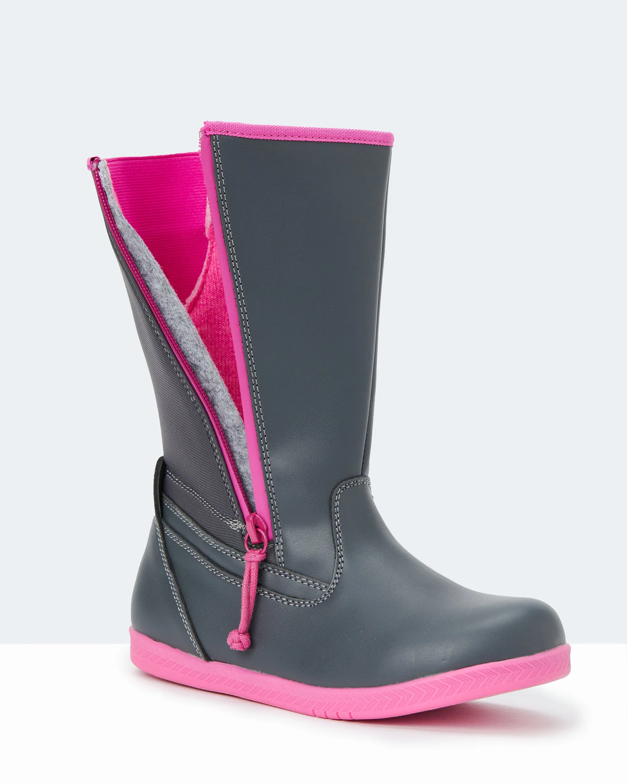 Rain Boot (Kids) - Grey