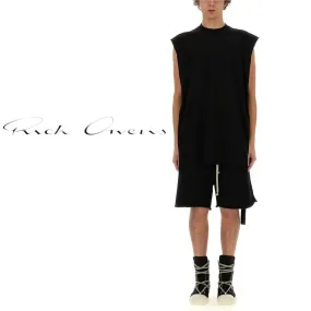 RICK OWENS  |Crew Neck Pullovers Sleeveless Street Style Plain Cotton