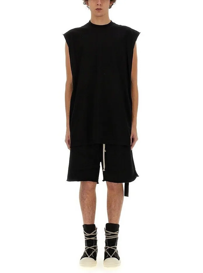 RICK OWENS  |Crew Neck Pullovers Sleeveless Street Style Plain Cotton