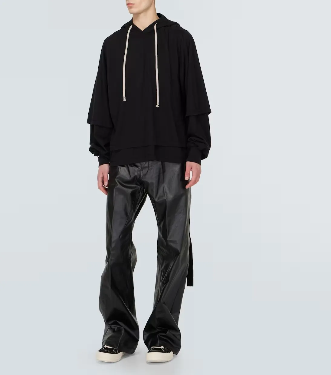 RICK OWENS  |Pullovers Unisex Street Style Long Sleeves Plain Cotton