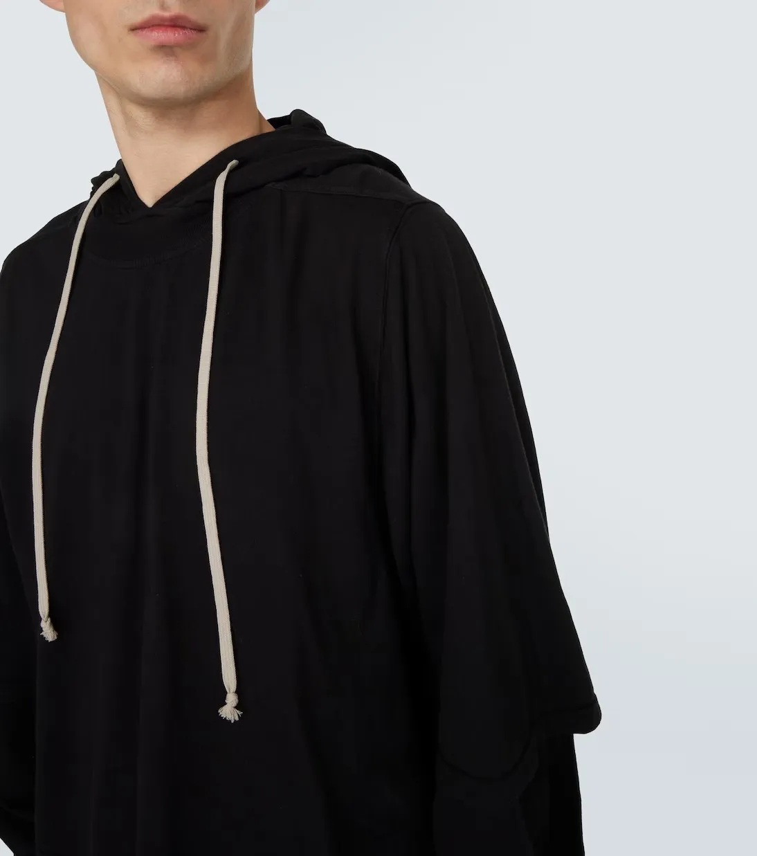 RICK OWENS  |Pullovers Unisex Street Style Long Sleeves Plain Cotton